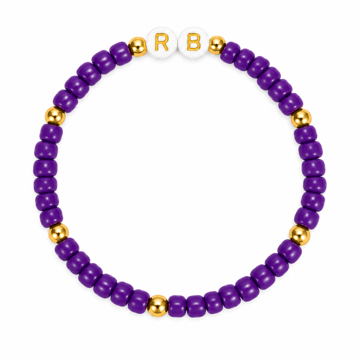 Golden Purple Bracelet