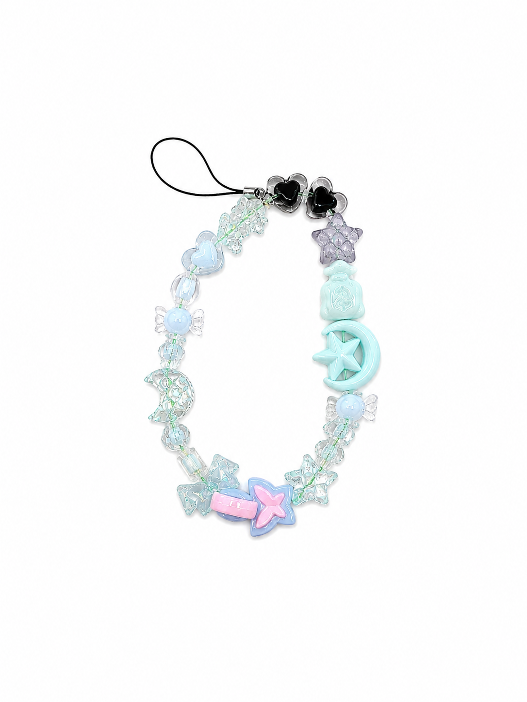Midnight Moon Bag Charm