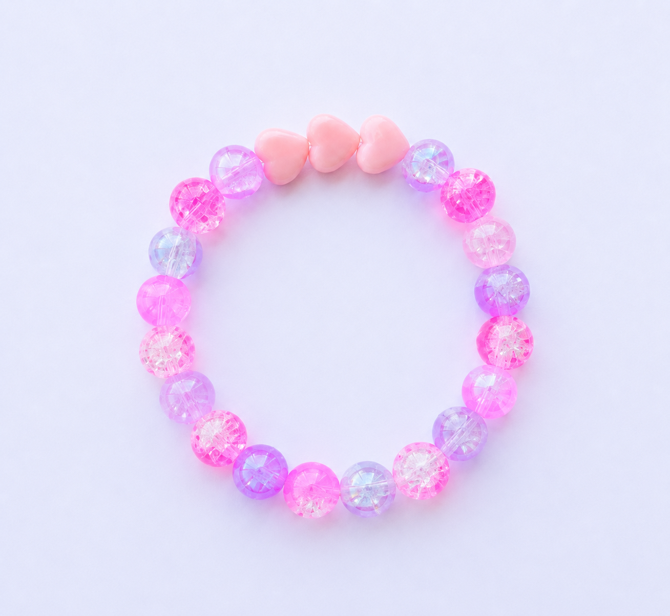 Crystal Hearts Bracelet
