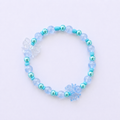 Aqua Snowflake Bracelet