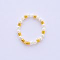 Pearl & Gold Heart Bracelet