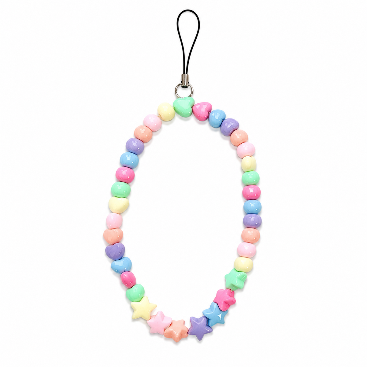 Marshmallow Hearts Bag Charm