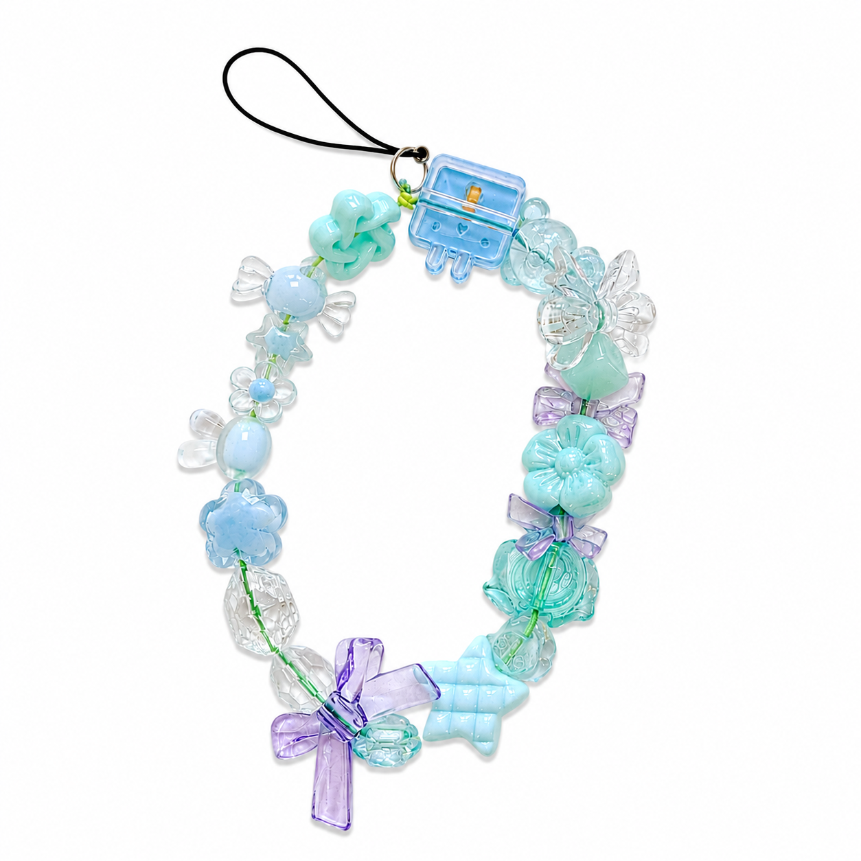 Crystal Bloom Bag Charm