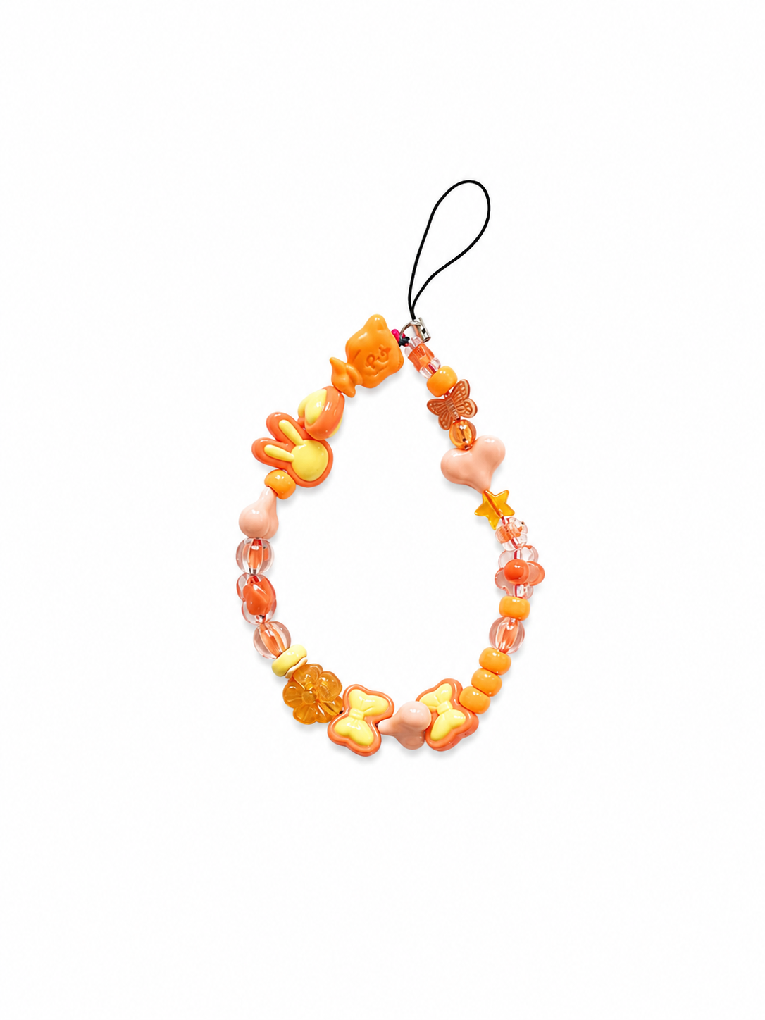 Peachy Petals Bag Charm