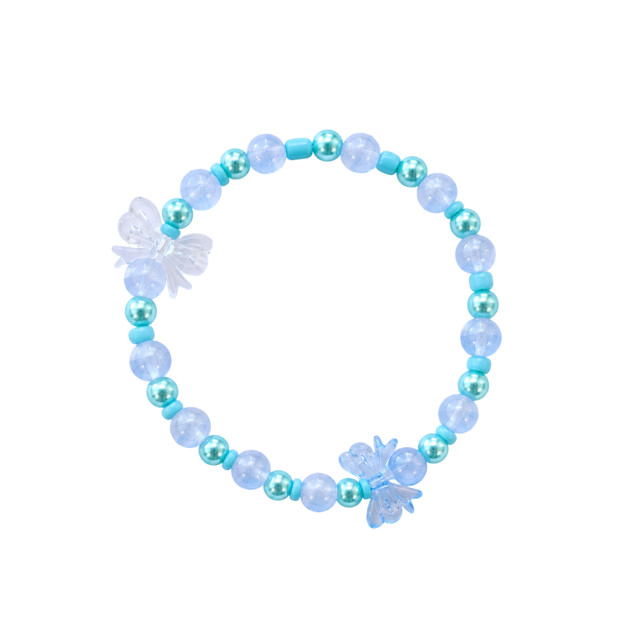 Aqua Snowflake Bracelet