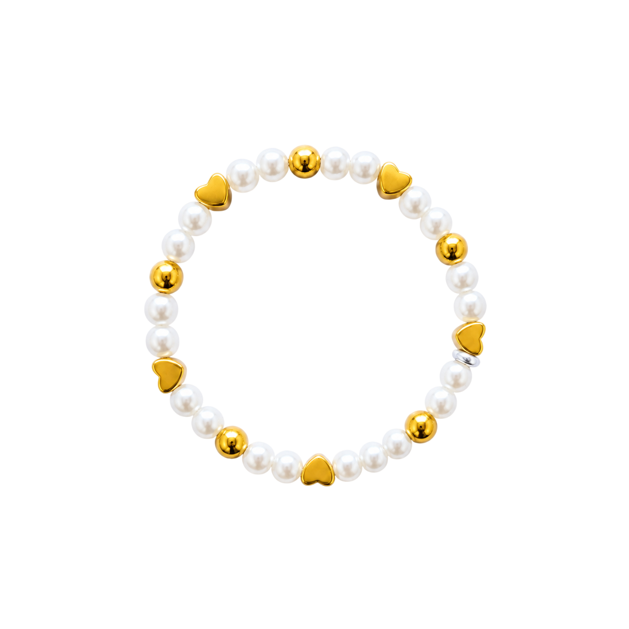 Golden Hearts Bracelet