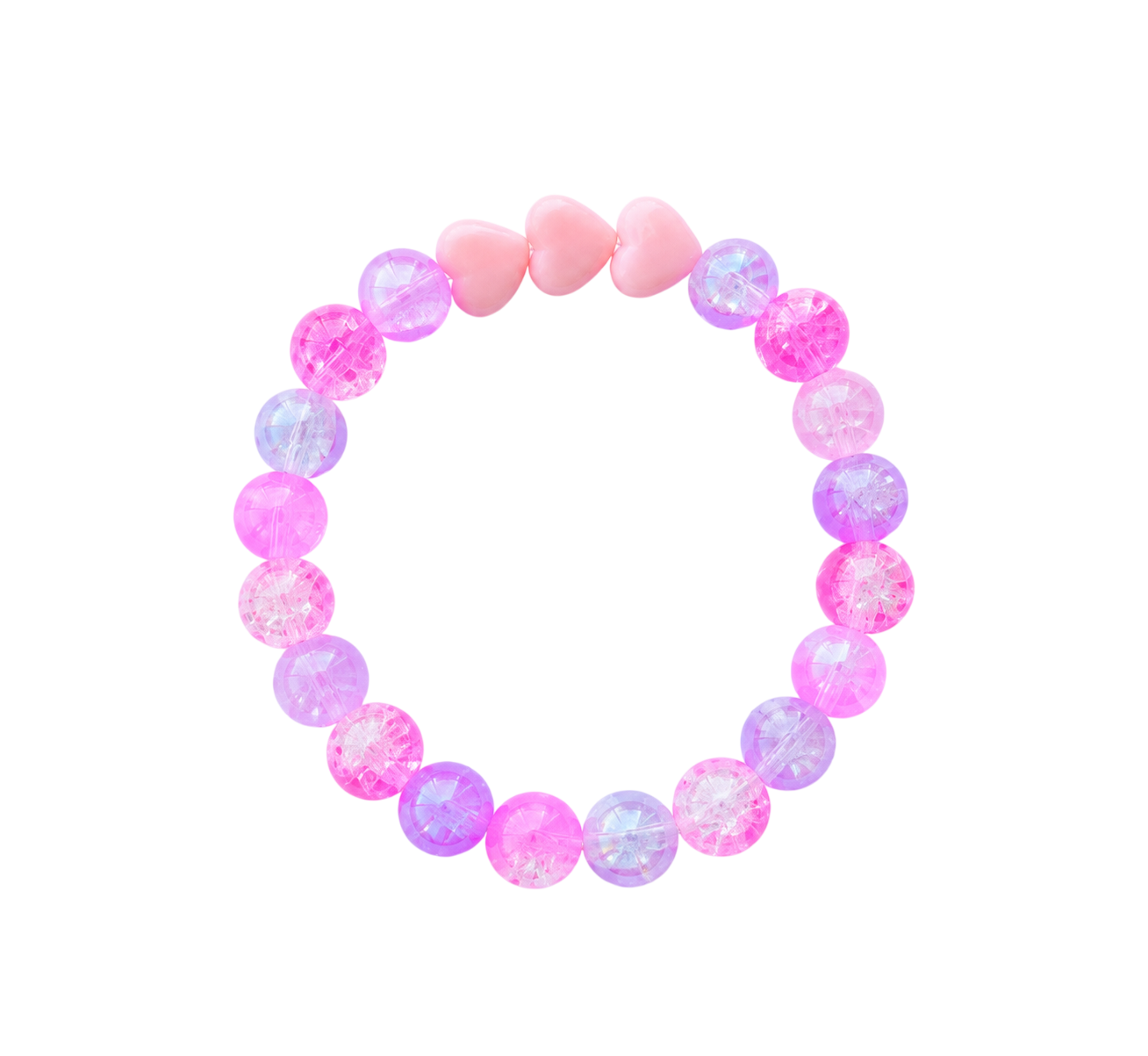 Crystal Hearts Bracelet